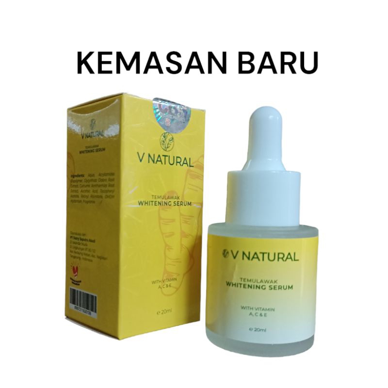 SERUM V-NATURAL TEMULAWAK ORI 20ml