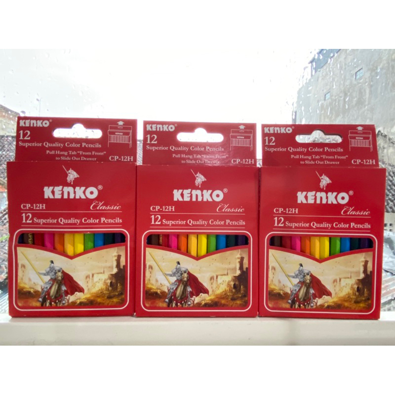 

Pensil Warna Kenko Pendek 12 warna