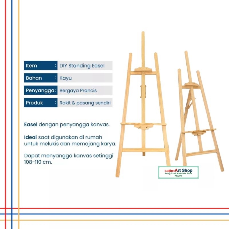 Easel Stand Lukis / Stand Lukis 3 Ukuran