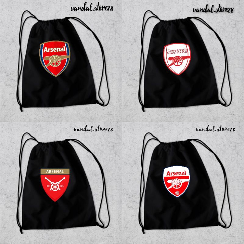 Tas Serut Gendong /Tas Serut Arsenal /Tas Olahraga Sekolah Termurah