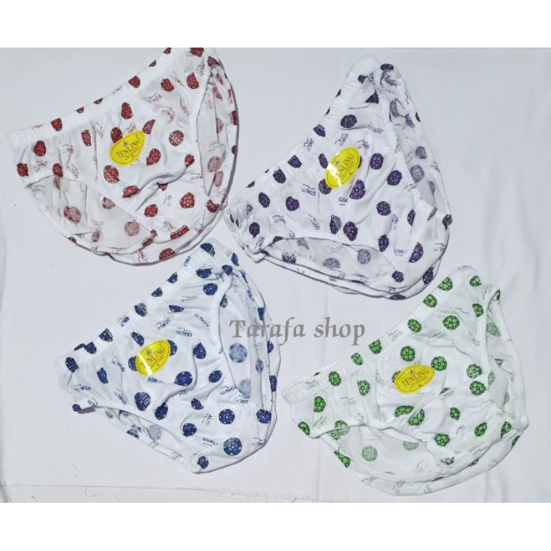 3 Pcs Celana Dalam Anak Laki-laki Motif Bola/Cd Anak Laki-laki Murah