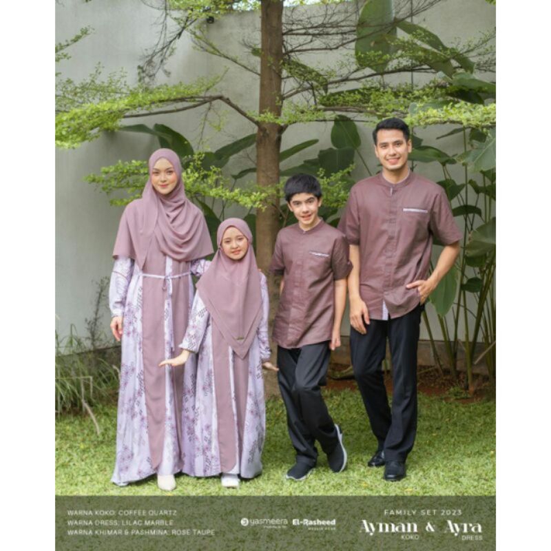 Sarimbit Yasmeera Ayman Ayra Lilac Marble sarimbit 2023 ready