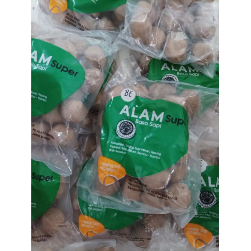 

baso alam super isi 25butir / frozen food