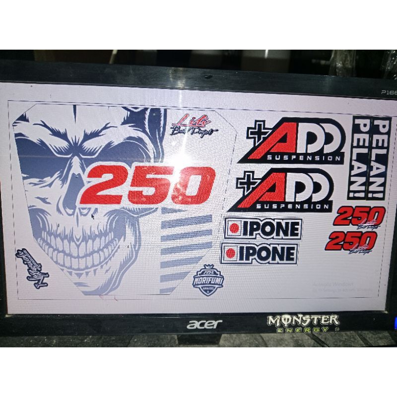 

stiker papan bahan full hologram