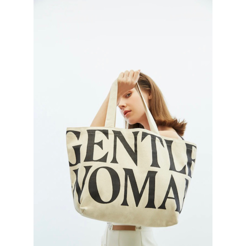 gentle woman tote bag