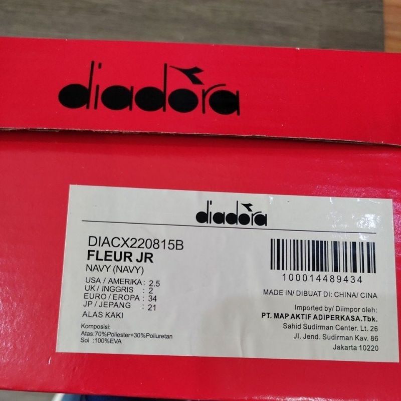 Sepatu Diadora Fleur JR