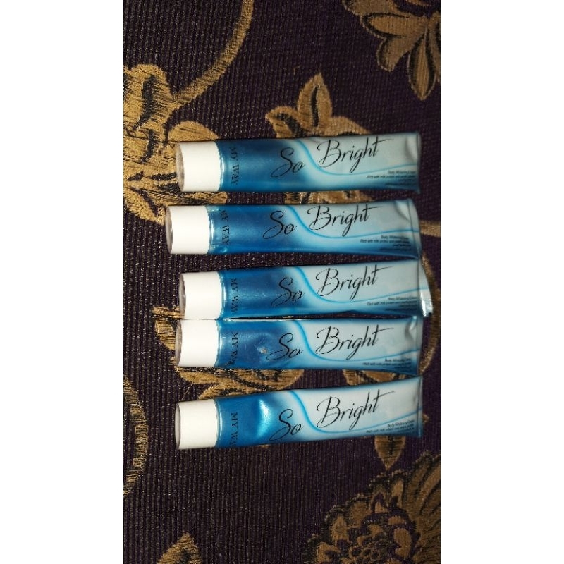 Face wash dan face whitening cream so bright My Way