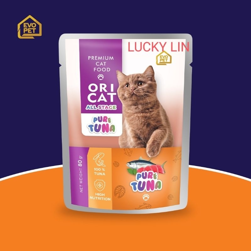 Makanan Kucing ORI CAT POUCH 80gr ORICAT POUCH 85GR ORI CAT SACHET 80gr wetfood oricat pouch makanan basah ori cat