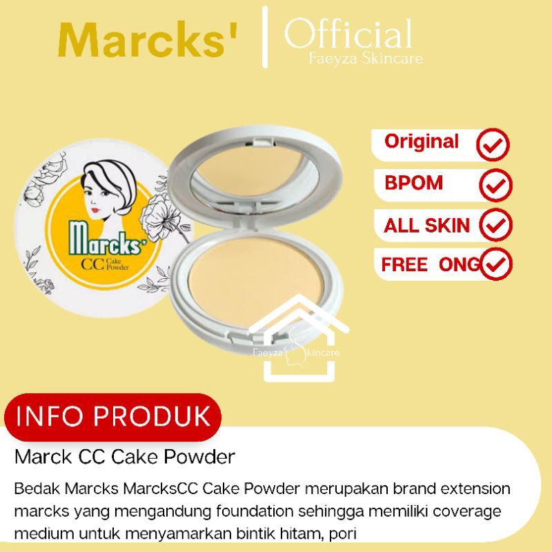 Free Gift | Marcks CC Cake powder Natural &amp; Ivory