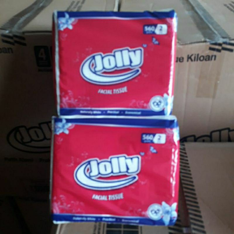 Tissu jolly 250s Murah 1 pack 4 pcs 2 ply