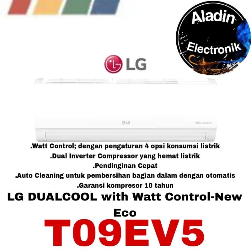 LG T09EV5 - AC LG DUALCOOL with Watt Control-New Eco 1PK
