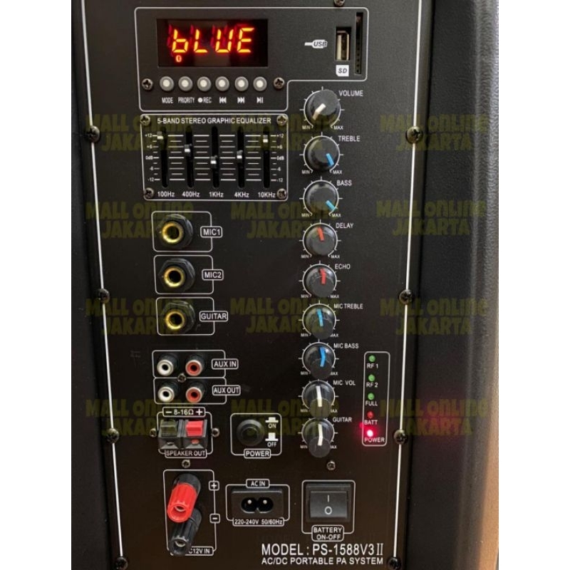 Speaker karaoke betavo 15 inch original Ps1588 v3 portable aktiv ps 1588