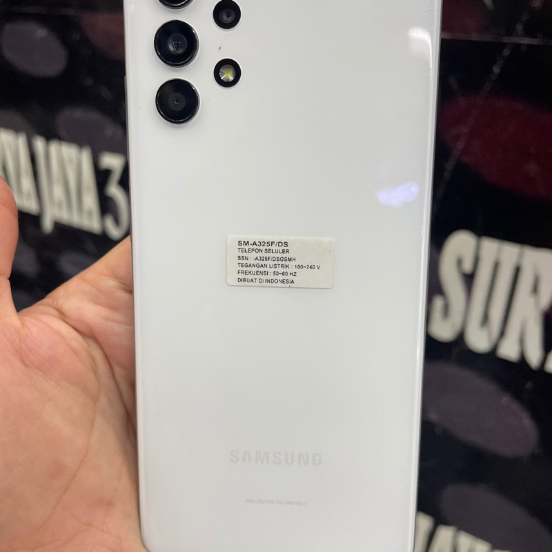 samsung a32 ram 8 128gb white fullset
