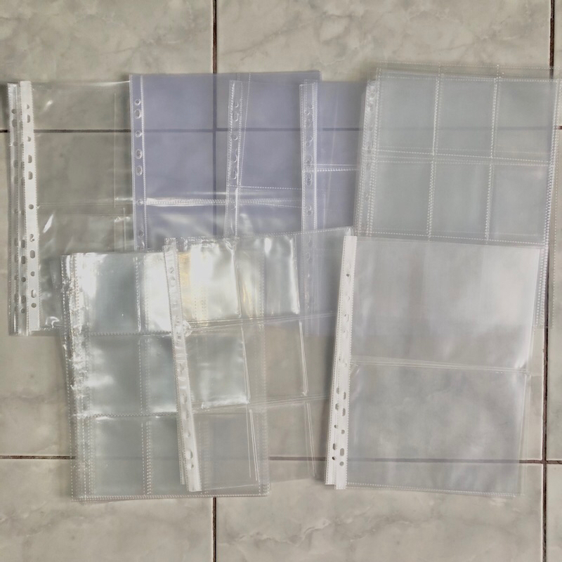 

[PRELOVED | LIKE NEW] Binder Sleeve A4 1p 2p 3p 4p 9p [min 3 lembar] sleeves photocard pc kolbuk collect book