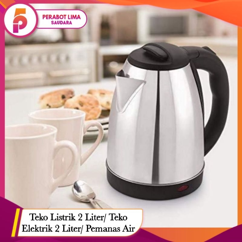 Teko Listrik 2 Liter SQRS/ Teko Elektrik 2 Liter/ Pemanas Air