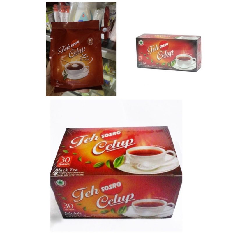 Teh celup sosro 30sachet/15sachet