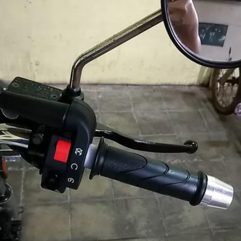 GAS SPONTAN KSR DOMINO PLUS HANDGRIP KAZE SET KIRI KANAN SEPASANG UNIVERSAL