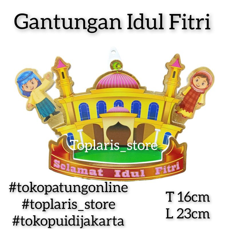 Gantungan Hiasan Idul Fitri New Masji Bolak Balik