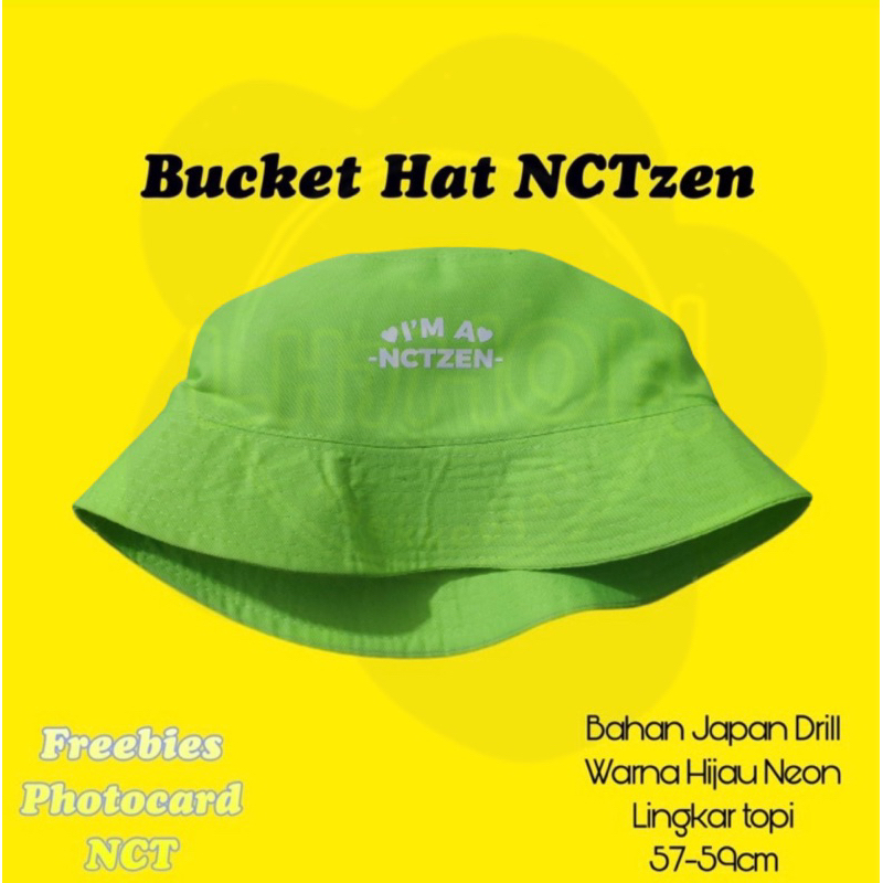 NCT/ NCT DREAM /NCT 127/NCT U/ WAYV BUCKET HAT “I AM NCTzen” SM ENTERTAIMENT TAEYEONG JAEHYUN MARK Y
