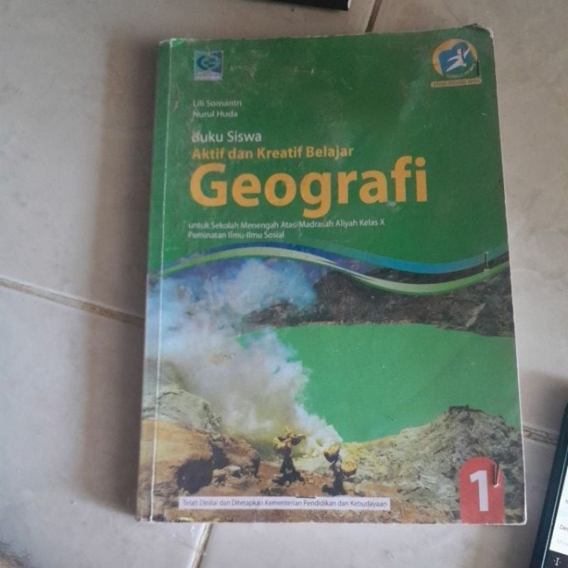 buku siswa Geografi sma kelas X/10/1 penerbit GRAFINDO