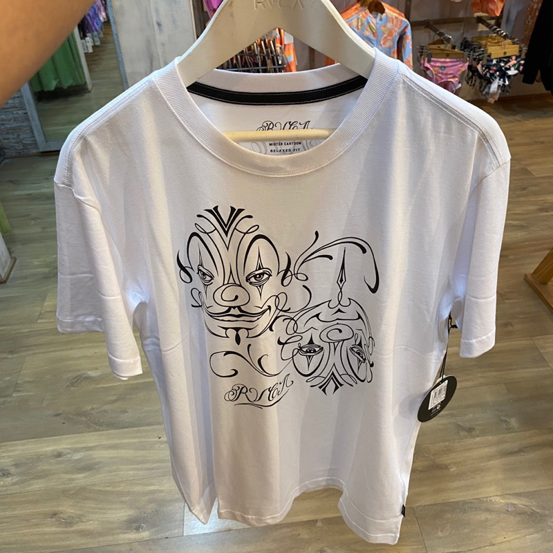 KAOS PRIA RVCA ORIGINAL MISTER CARTOON BALANCE