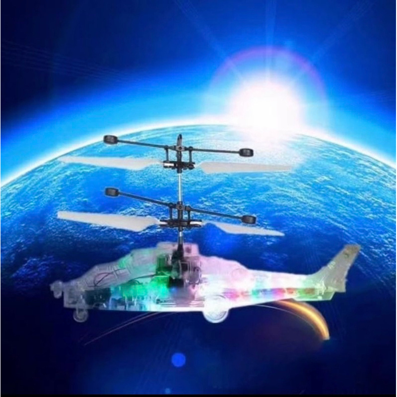 [ TRANSPARAN ] Helicopter Remote Remot Anti Banting Control Mainan Jarak Jauh Tahan Mainan Helikopter Remote Control