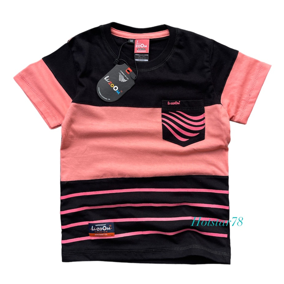 T-Shirt Anak Brand hizoOM Premium, Kaos Anak Terbaru, Distro Anak, Kaos Unisex, Baju Anak Laki Laki &amp; Perempuan Umur 1-12 Tahun