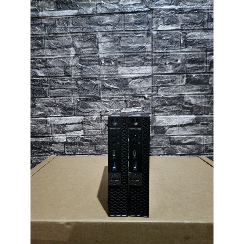 mini pc dell optiplex 7050 core i5 7500t ram 8 gb ssd 255 gb mantap