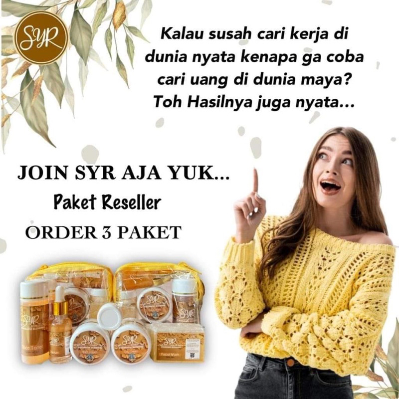 3 PAKET LENGKAP SYR GLOWING ORIGINAL
