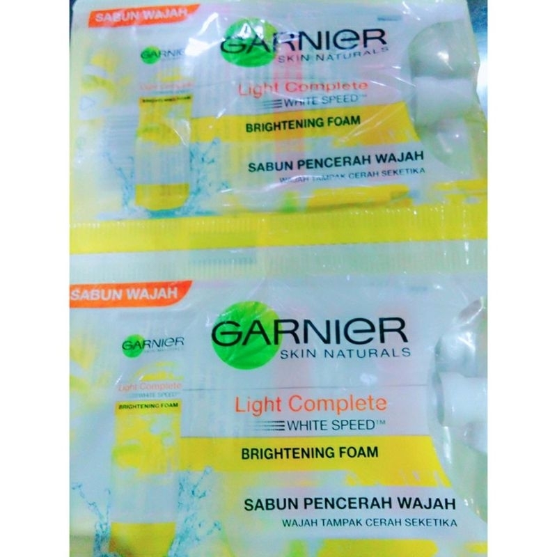 `ღ´ PHINKL `ღ´  Garnier Face Wash Sachet 9ml pembersih muka