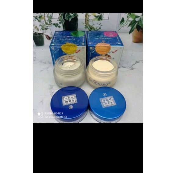 Paket hemat cream deonard biru siang dan malam whietening original bpom