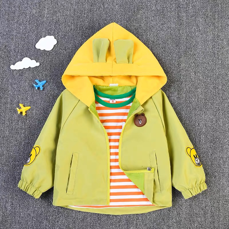 JAKET PARASUT ANAK SEMI KATUN HOODIE ZIPPER ANAK IMPORT /JAKET ANAK DINO MICKEY LAKI2 PEREMPUAN / MANTEL LUCU KOREA