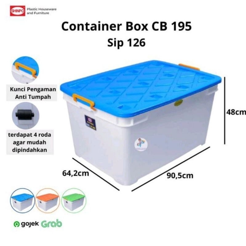 Container Jumbo / Box Jumbo 195 Liter Shinpo CB 195 Shinpo Extra