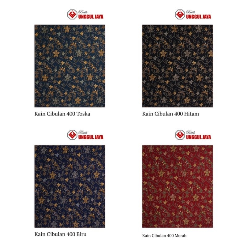 KAIN  BATIK UNGGUL JAYA CIBULAN 400// UNGGUL JAYA PRIMISIMA