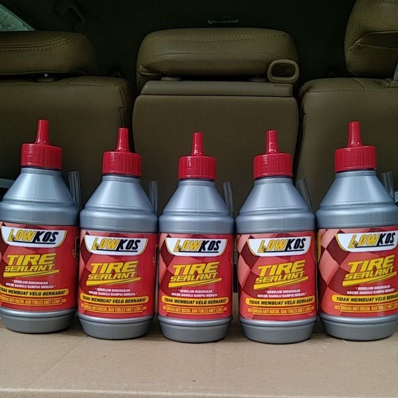 LOWKOS - CAIRAN BAN TUBLES 350ml TIRE SEALANT PENAMBAL BAN OTOMATIS ANTI RANJAU , ANTI BOCOR BERGARANSI