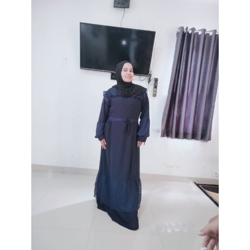 DISKON 55% Kualitas Premium Baju Gamis Couple Set Keluarga Ibu Dan Anak Perempuan Terbagus Azraqi Bahan Crinkle Polo Premium Tebal Dan Adem Dress Mom And Kids Gamis Ibu Dan Anak Terbaru Dress Cantik Ibu Dan Anak Gamis Couple Terbagus Terbaru