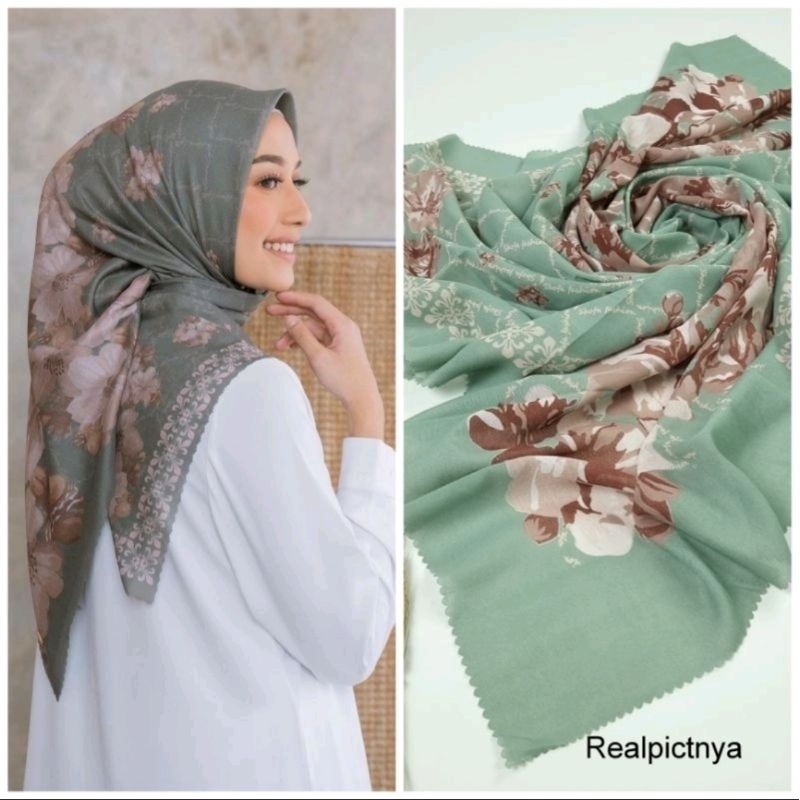 Hijab segi empat voal Premium Murah/Hijab SegiEmpat Voal Motif Terlaris/Hijab Voal Premium COD/Kerudung segiempat Motif Terbaru Realpick