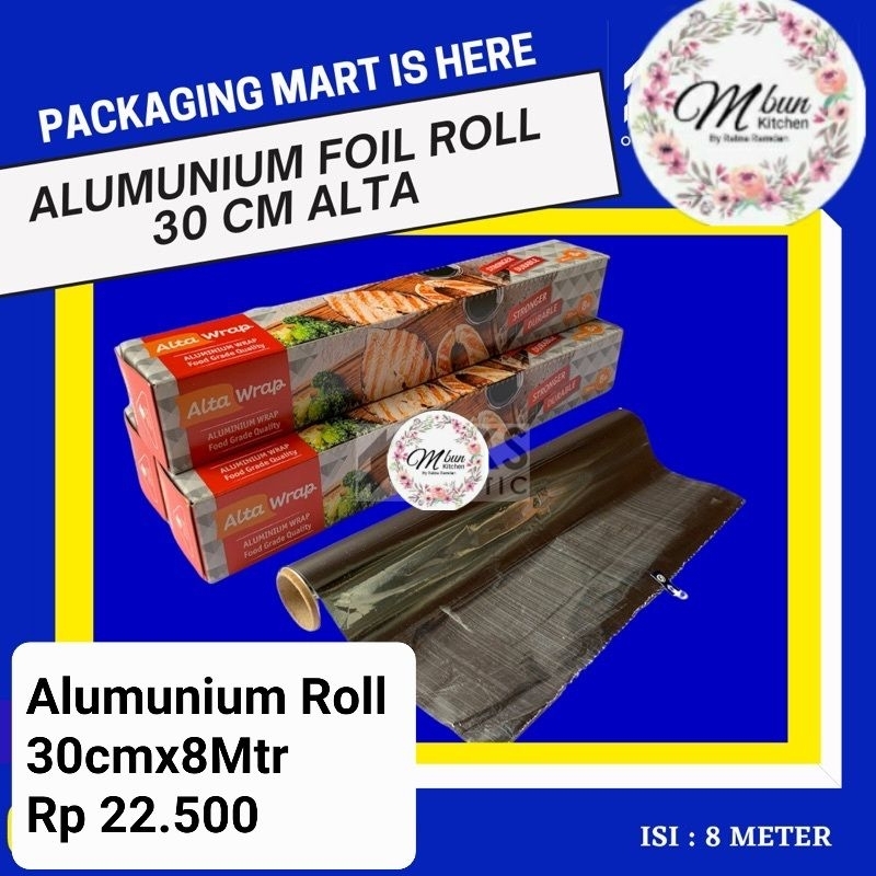 

Alumunium Foil atau Plastik wrap