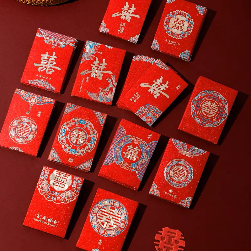 

ANGPAO WEDDING ISI 20 LEMBAR/ SHUANG XI / SHANGJIT/TEAPAI