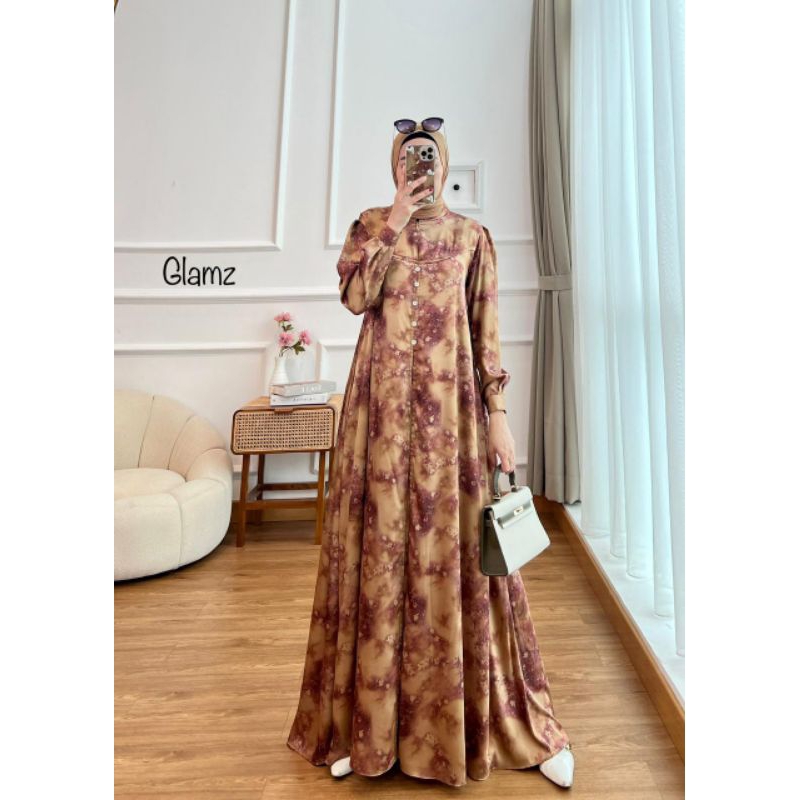 GAMIS SUTRA SILK PREMIUM DRESS BANGKOK RAMADHAN SALE GLZ ANETTA 22
