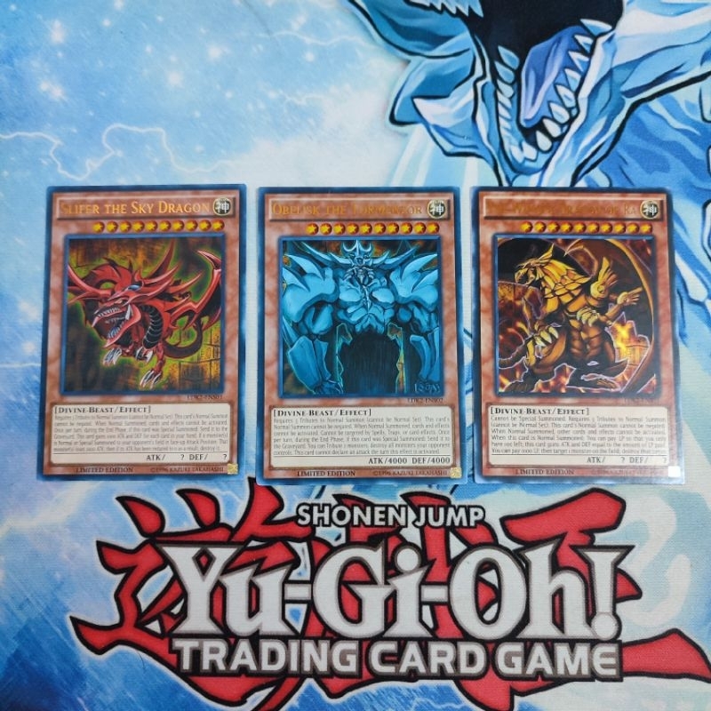 yugioh paket dewa egyptian god duel monster LDK2 ultra rare original