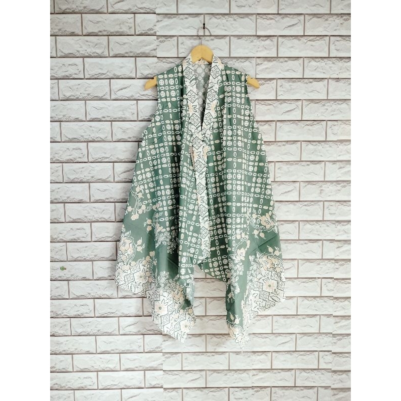 vest batik print