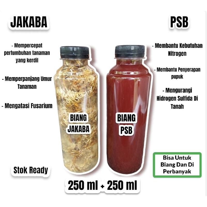 Biang PSB dan Biang Jakaba/Pupuk Organik Cair/Pupuk Anggur/Netti 250 ml
