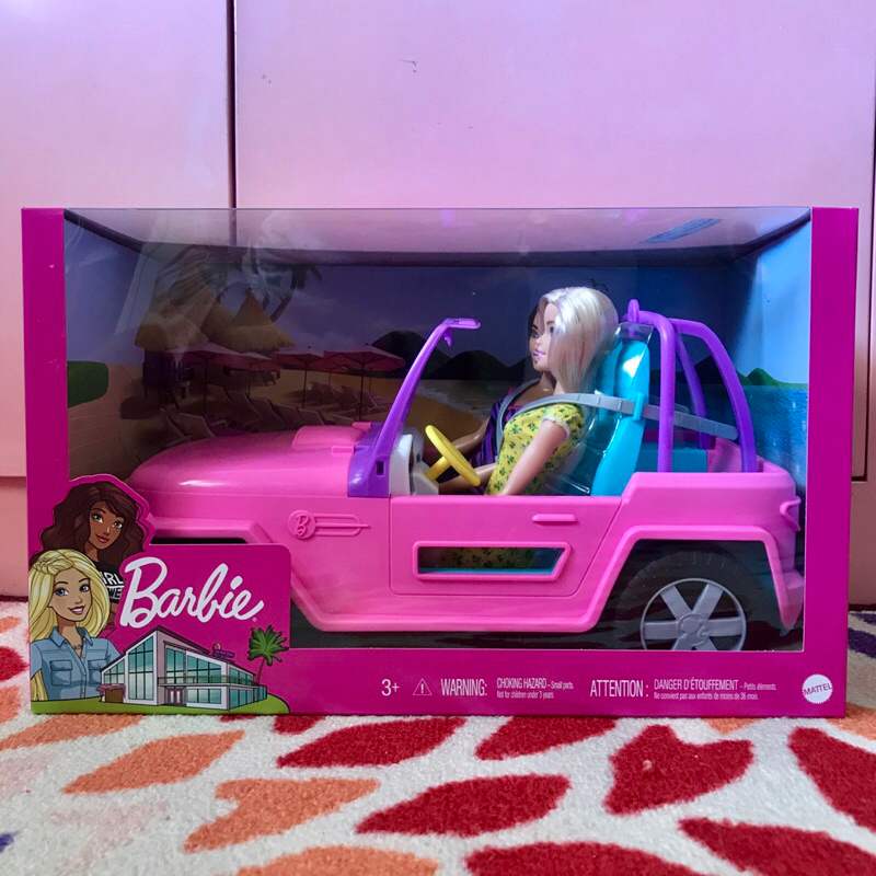 Jual Barbie Jeep with 2 Dolls Shopee Indonesia
