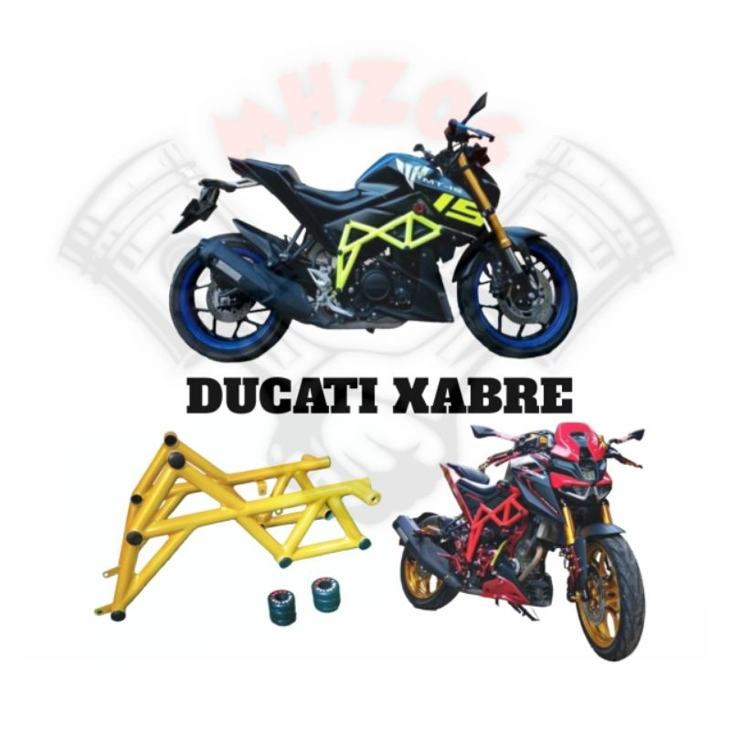 Tubular Yamaha xabre model Ducati plus jalu slider