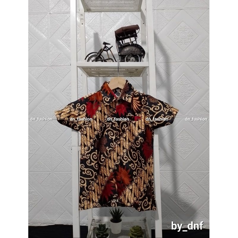 MOTIF CR HITAM/KEMEJA BATIK/KEMEJA BATIK COUPLE/KEMEJA BATIK ANAK/ROK LILIT BATIK/ROK PLISKET BATIK/BATIK TERLARIS