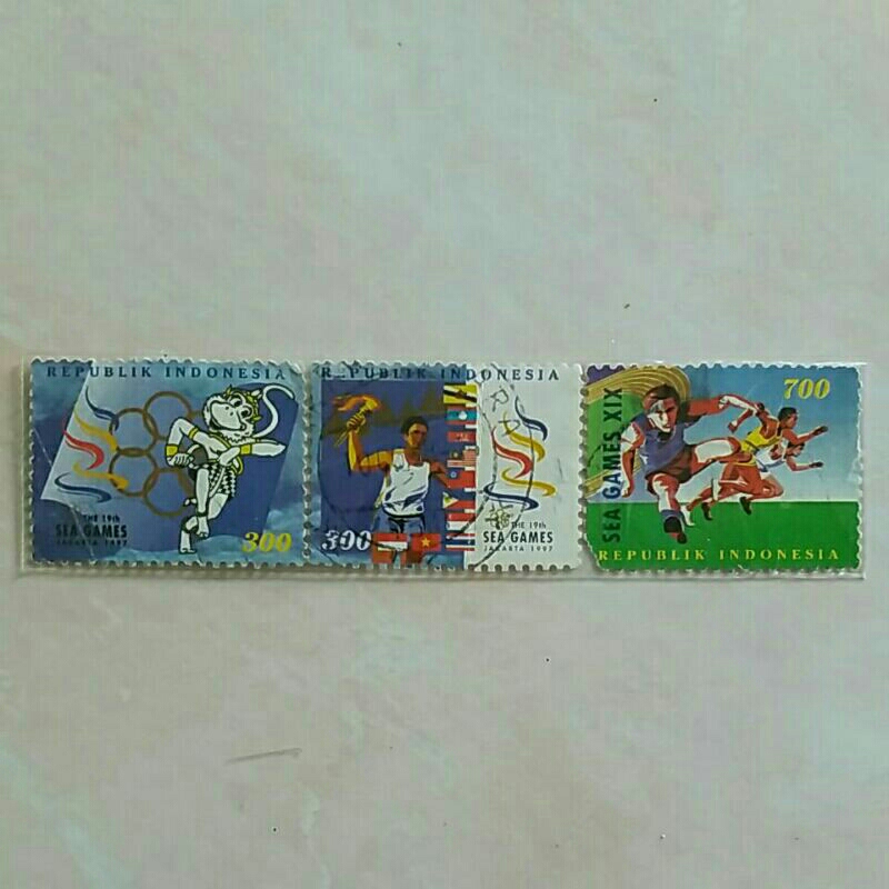 

(AB) Perangko Indonesia 1997 Sea Games Ke 19 Set 3pcs Used