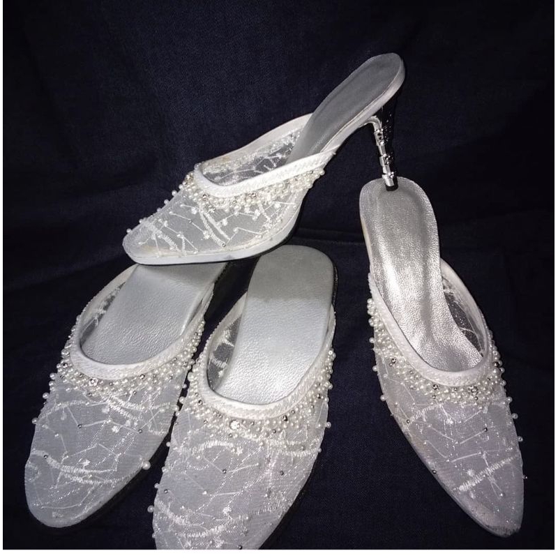 selop pengantin/sendal pengantin/wedding shoes