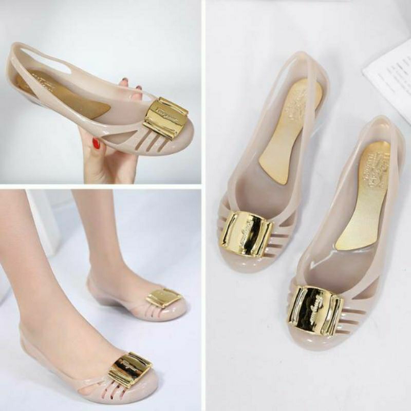 Myanka jelly shoes flat Ferag standar