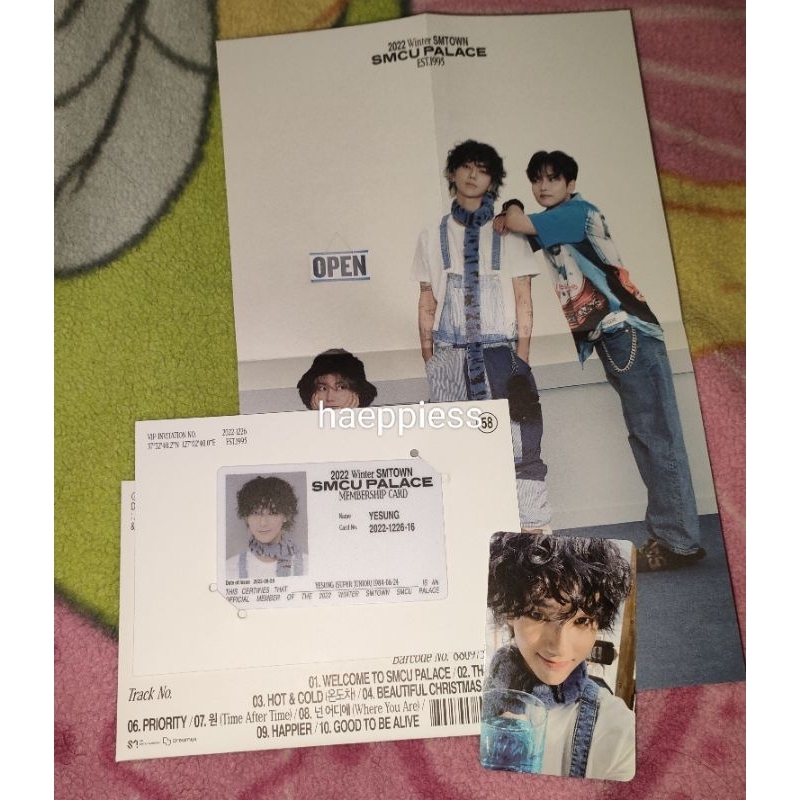 YESUNG SMCU MEMBERSHIP | SUPER JUNIOR | ALBUM  | SUJU | POCA